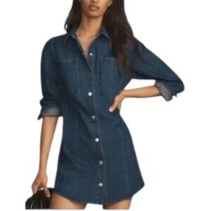 Mare Mare - Anthropologie Denim Shirt Dress LP